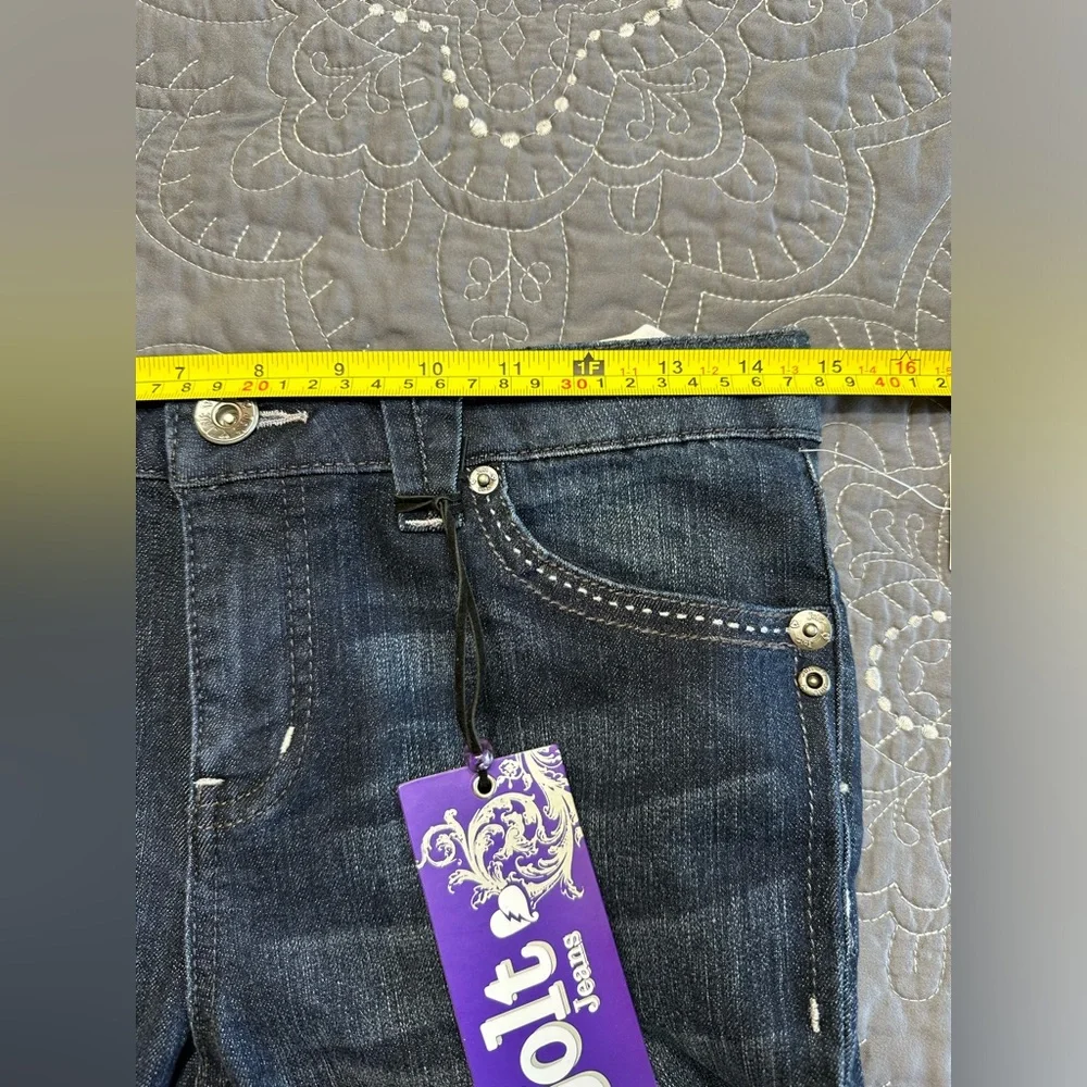 Jolt Big Girls Bootcut Dark Blue Jeans NWT Size 16